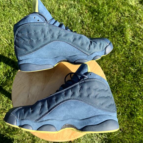 Nike Air Jordan 13 Retro Squadron Blue Men's Shoes - Size 10.5 - Ships Now - Picture 2 of 11